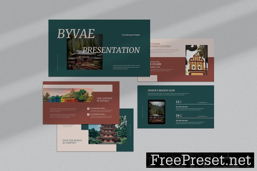 Byvae : Tour Guide Agency Keynote Template QRHMF9F