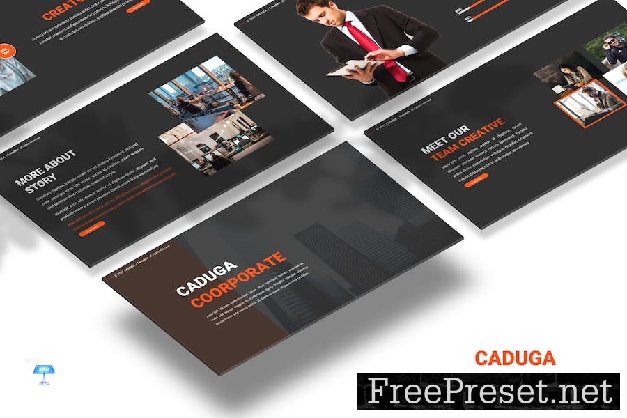 Caduga - Corporate Keynote Template HBNZSXA