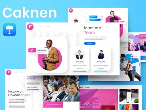 Caknen – Business Keynote Template M7P8Q5B