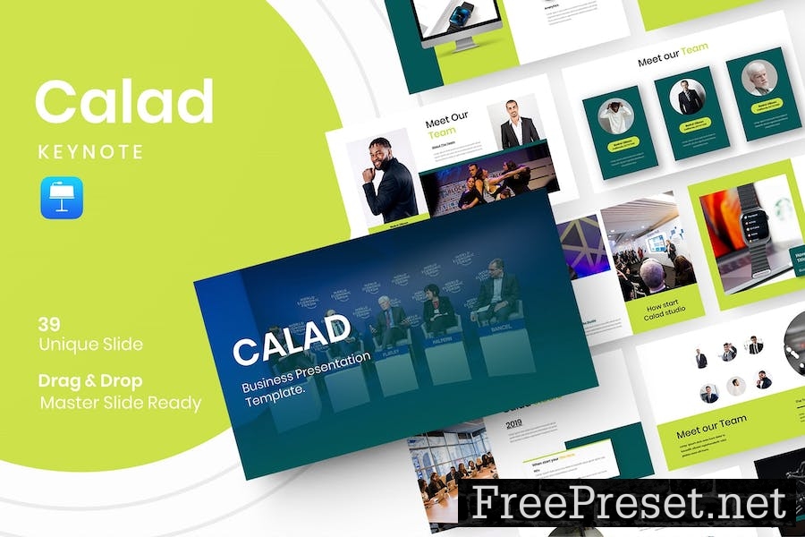 Calad – Business Keynote Template 53Q8ZBW