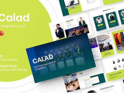 Calad – Business PowerPoint Template 896GD4B