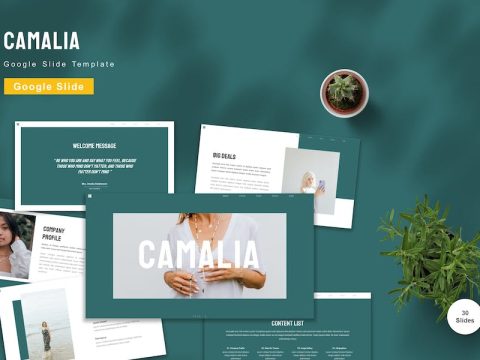 Camalia - Google Slide Template 9EHW3TA