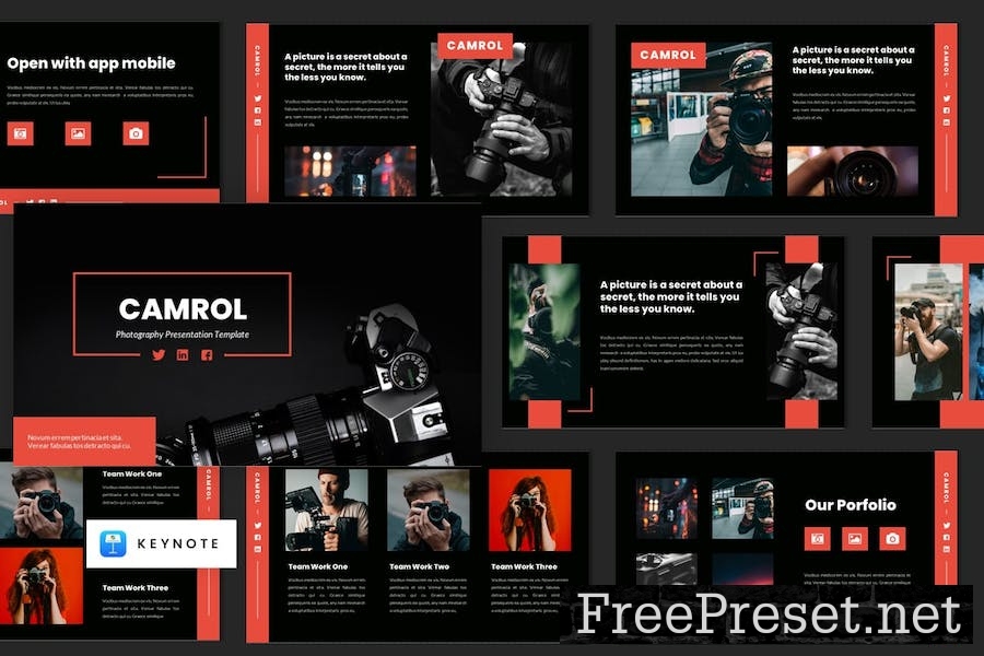 Camrol - Photography Keynote Template YTHB845