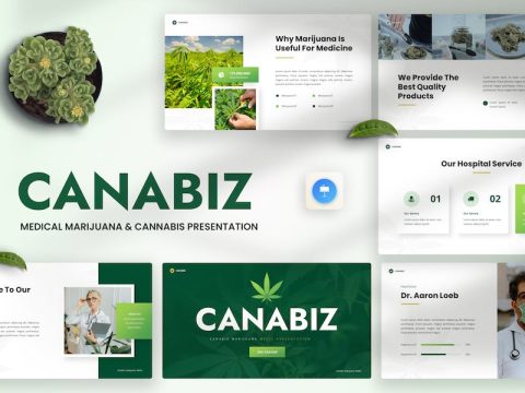 Canabiz - Medical Marijuana & Cannabis Keynote FDR7LYG