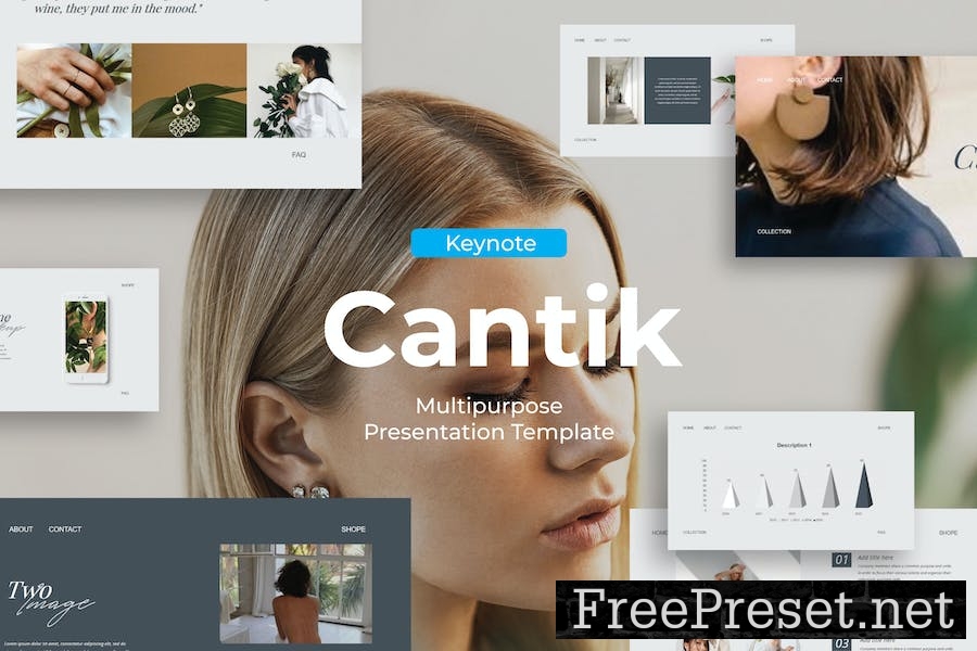 Cantik - Keynote Template 7D8FX9C