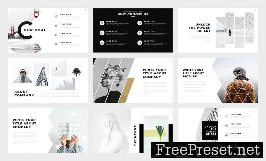 Capua - Minimal Powerpoint Template QFLJERF