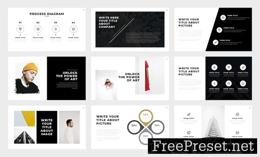 Capua - Minimal Powerpoint Template QFLJERF