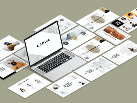 Capua - Minimal Powerpoint Template QFLJERF