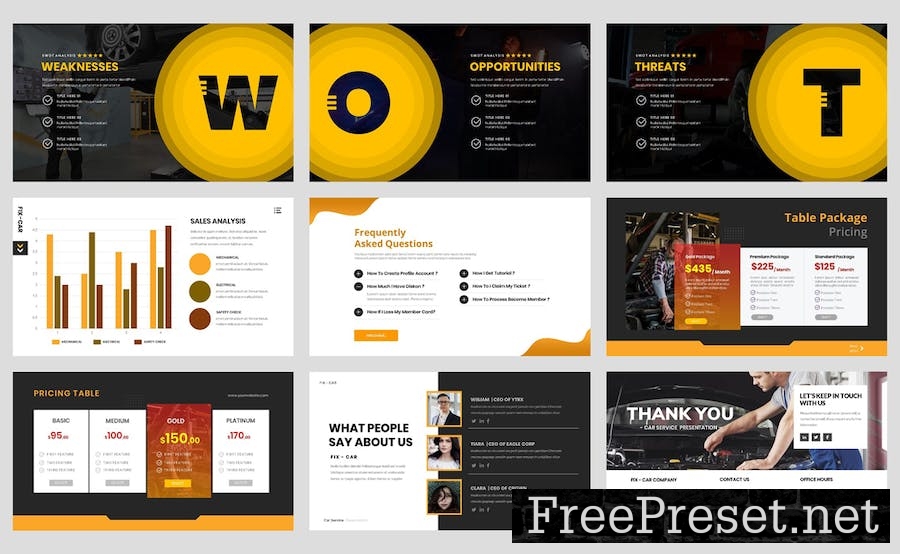 Car Repair Service Keynote Template JVHLKRN