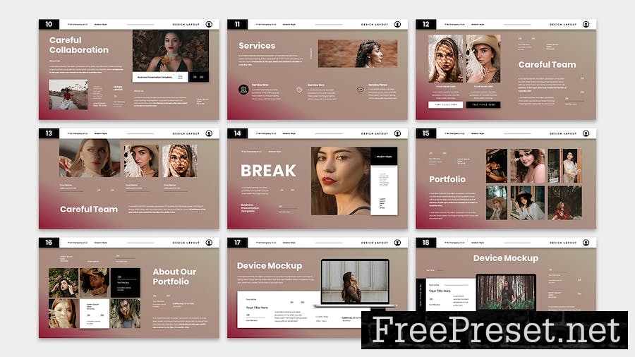 Careful - Business Presentation Keynote Template CG6RE63