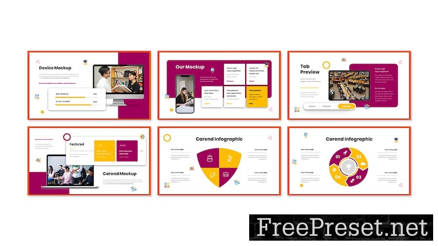 Carend - Education Presentation Keynote Template W69FRJQ