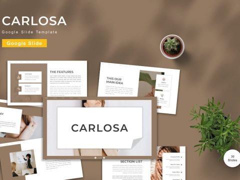 Carlosa - Google Slide Template HWS98JS