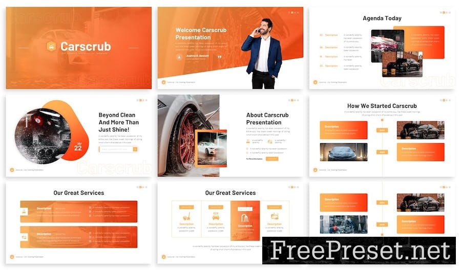 Carscrub - Car Washing Keynote Template 78VQBYA