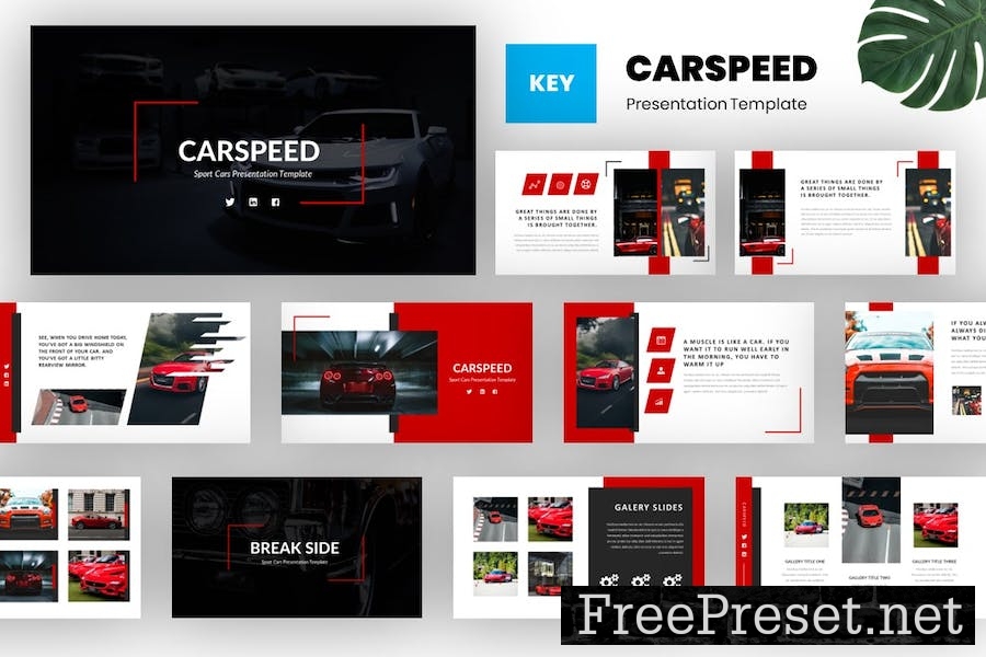 Carspeed - Car Auto Keynote Template GVAWJSK