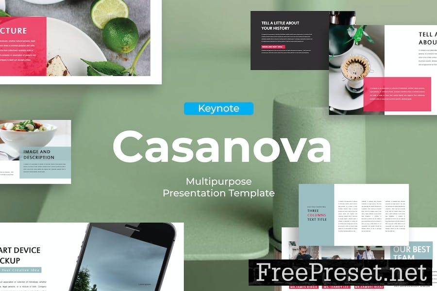 Casanova - Keynote Template 9DASD4U