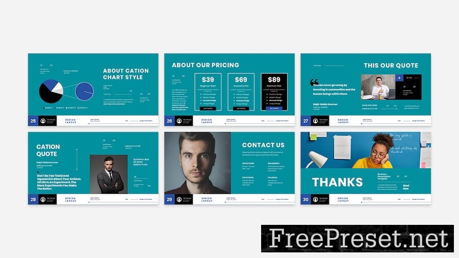 Cation - Business Presentation Keynote Template 9EDV4CN