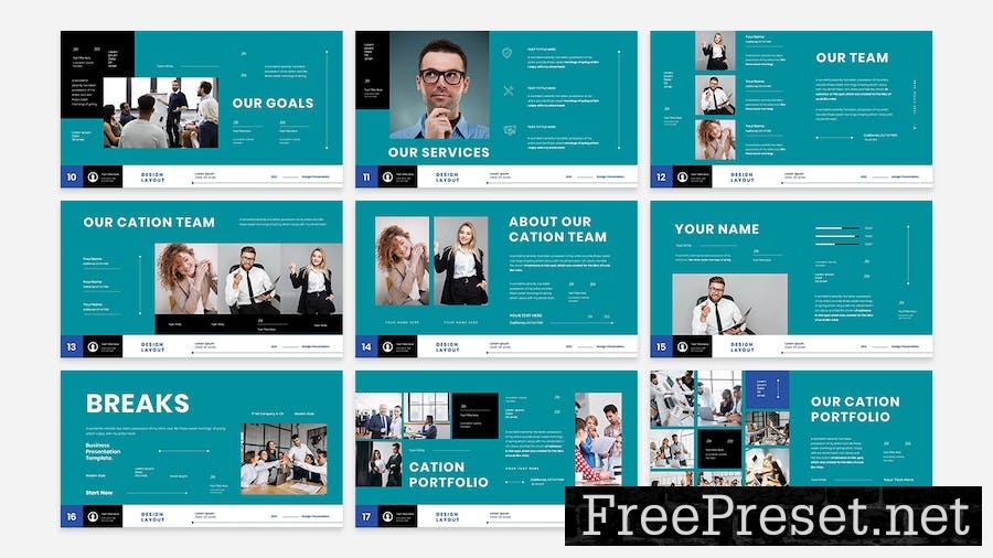 Cation - Business Presentation Keynote Template 9EDV4CN