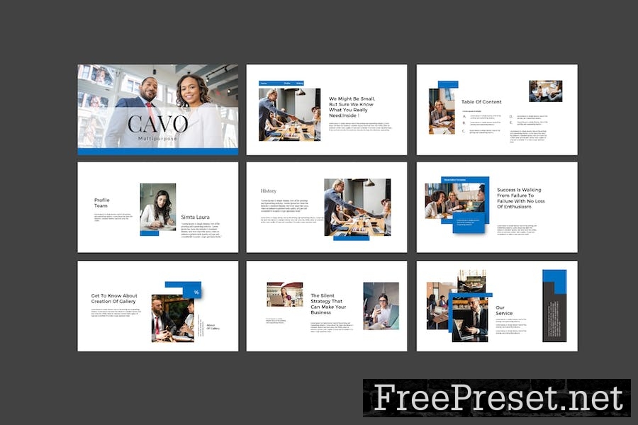 Cavo Google Slide Template GJEQQAE