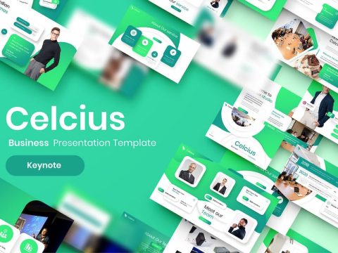 Celcius – Business Keynote Template VM6TCJE