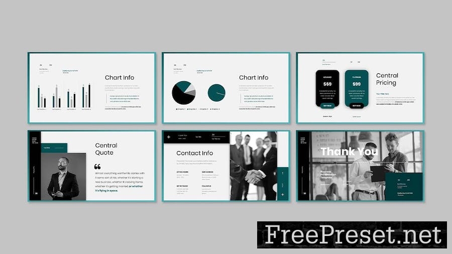 Central - Business Presentation Keynote Template DPKAM7F