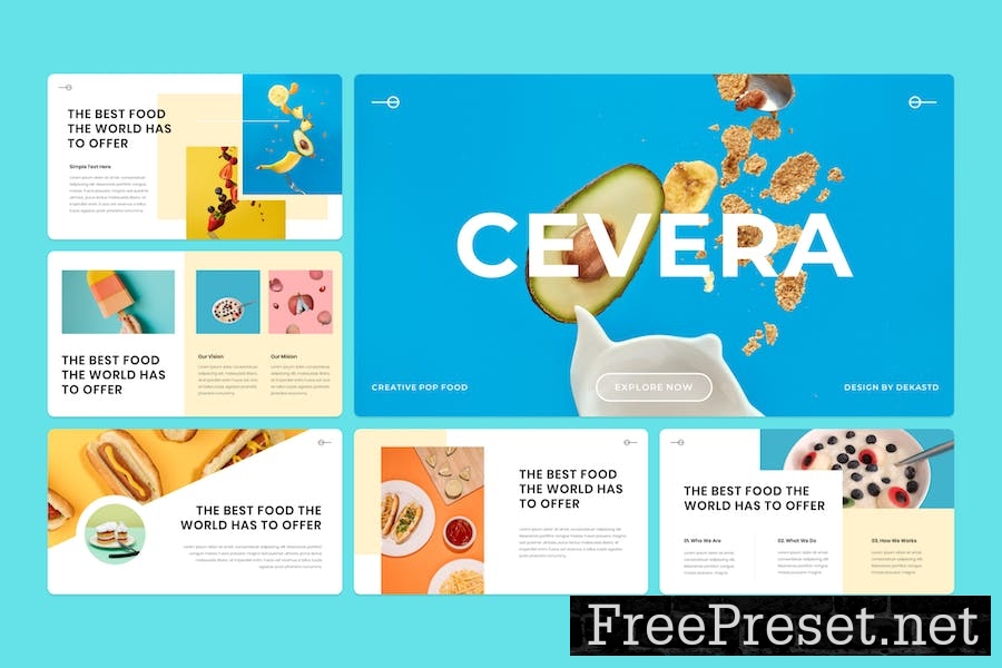 Cevera - Creative Keynote Template C7MXDHY