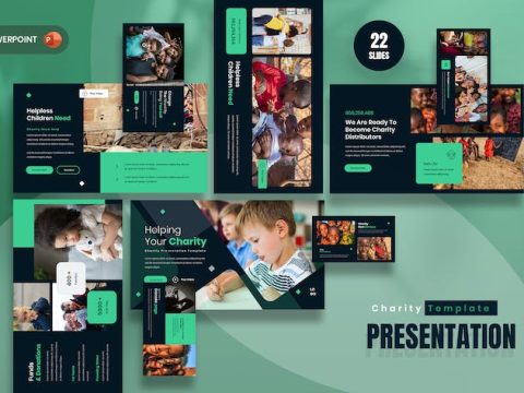 Charity PowerPoint Presentation Template EHD56AP