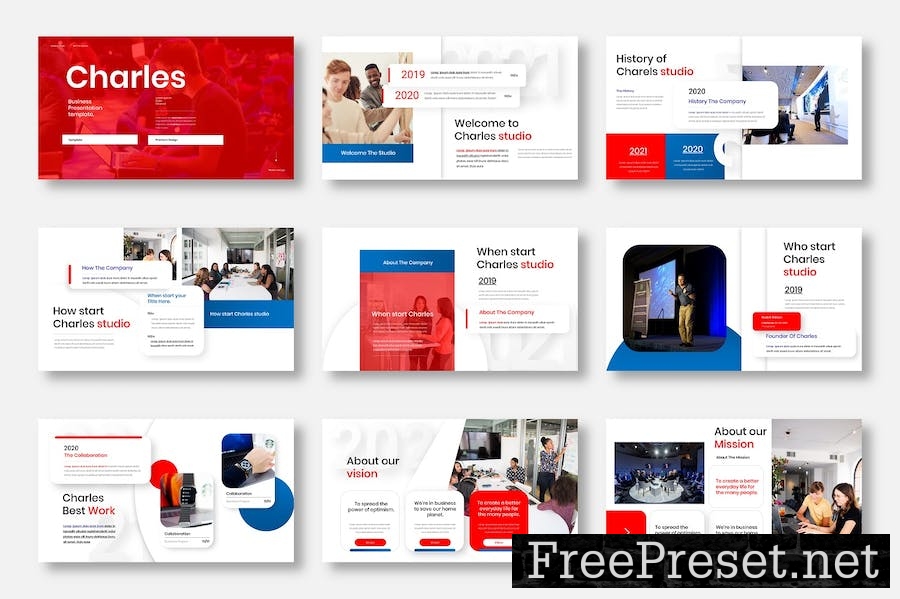 Charles – Business Keynote Template NYPPQ3W