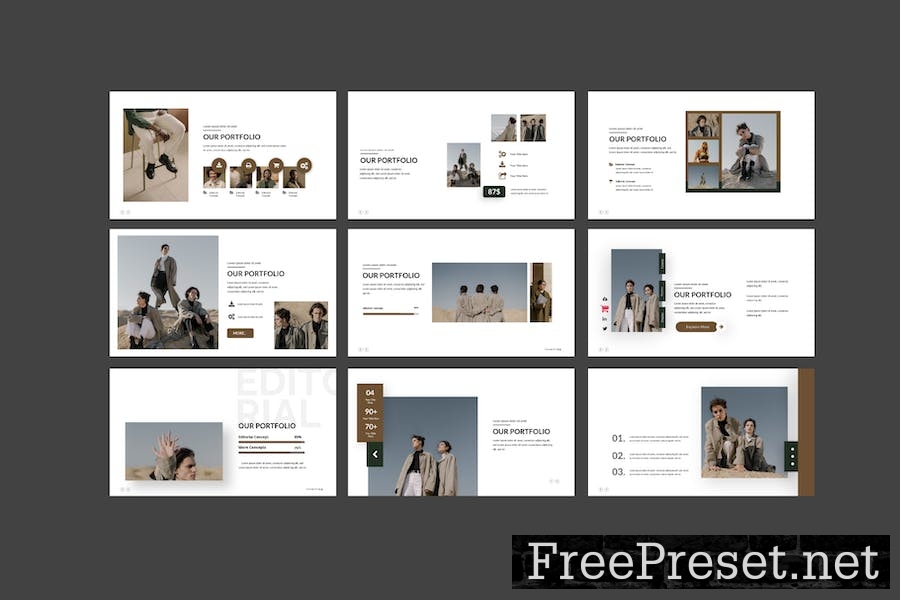 Chic Style Google Slide Template Q2VWWMU