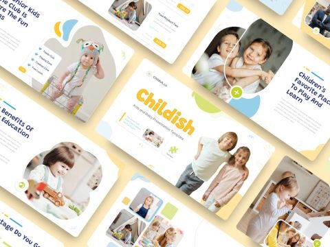 Childish - Kids and Baby Google Slide Template XXT438Q