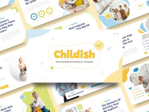 Childish - Kids and Baby Keynote Template 66FTJQH