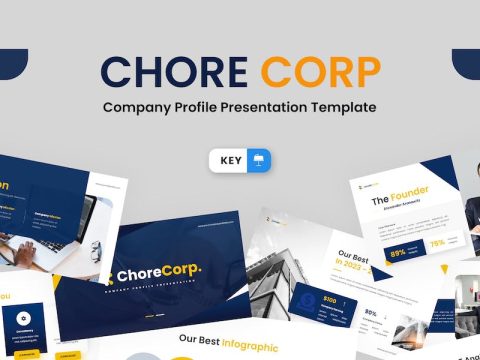 Chorecorp - Company Profile Keynote Template D4QAJ5U