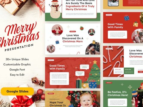 Christmas Google Slides Template VMWNZN6