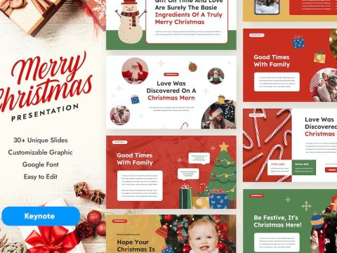 Christmas Keynote Template TJRM4K8