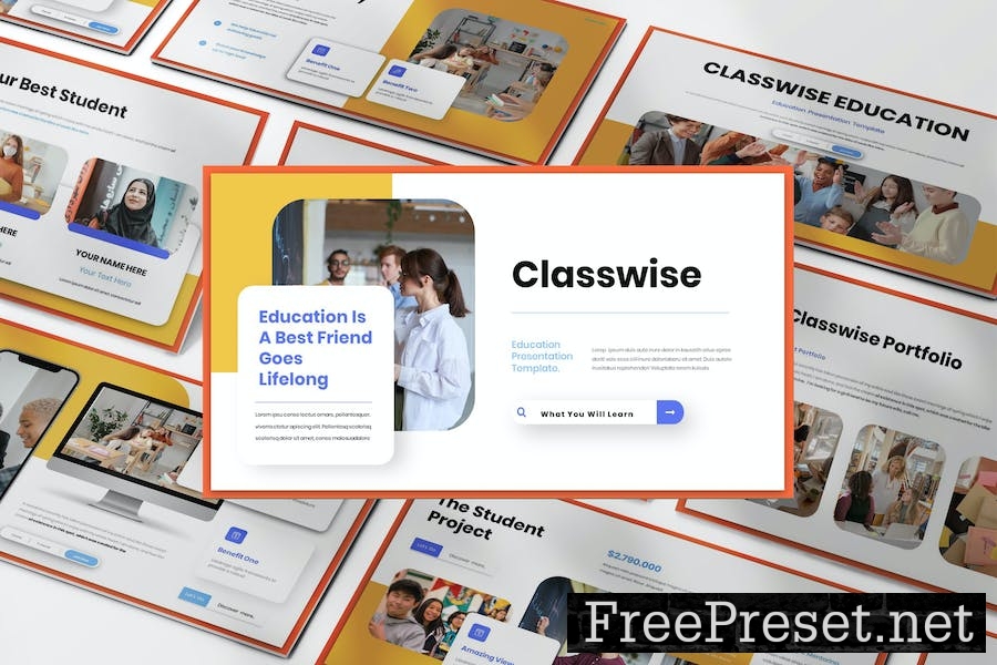 Classwise - Education Presentation Google Slide RUTZST9