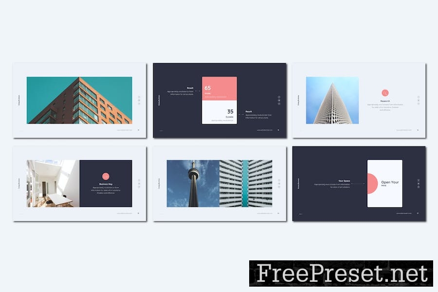 Classy Busines & Minimal Presentation Powerpoint 4NLASML