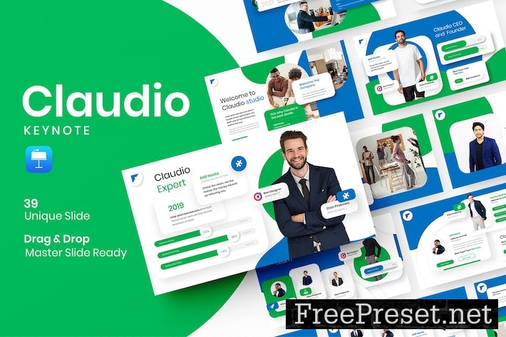 Claudio – Business Keynote Template METV4F5