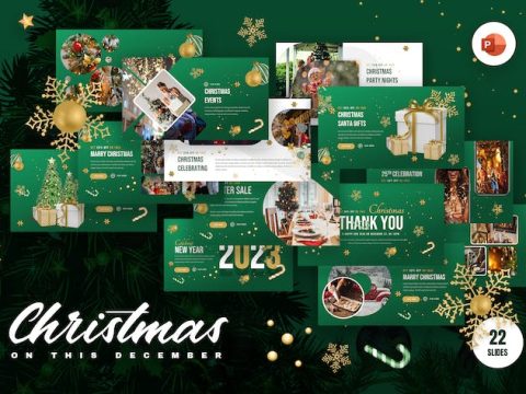 Claus Christmass PowerPoint Presentation Template LSEDHEN