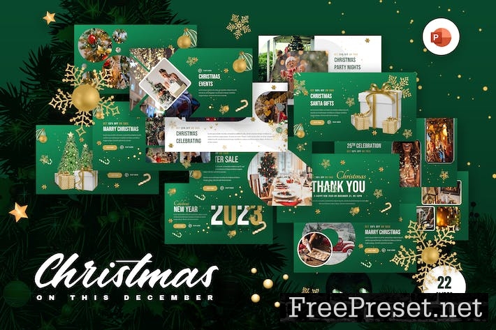 Claus Christmass PowerPoint Presentation Template LSEDHEN