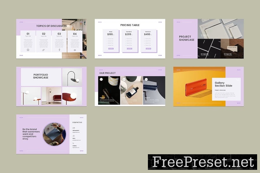 Clean PITCH DECK Keynote Template R8Y8AUK