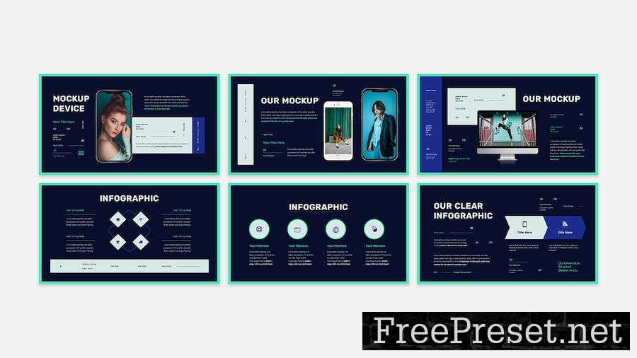 Clear Business Presentation Google Slide Template RZHD2LP