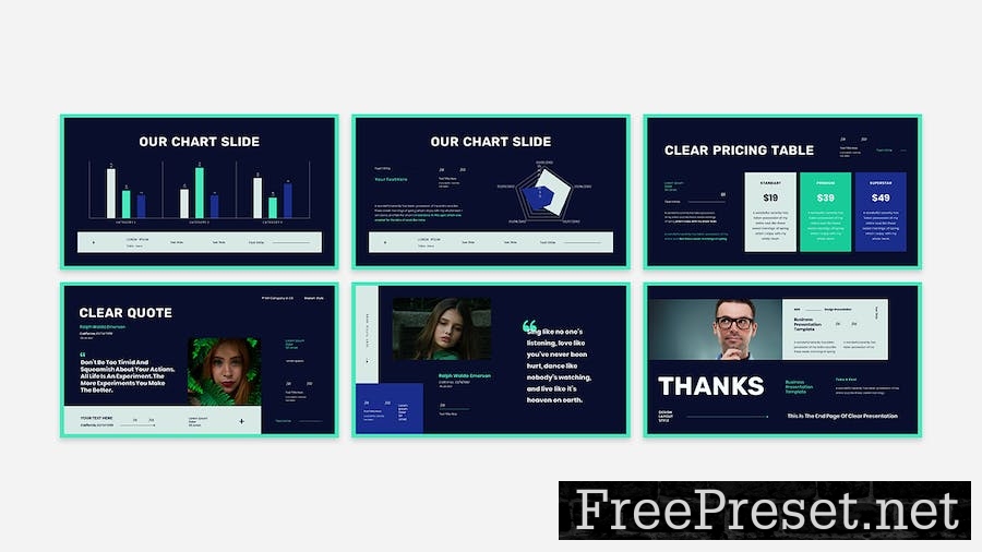 Clear - Business Presentation Keynote Template WRJZZU2