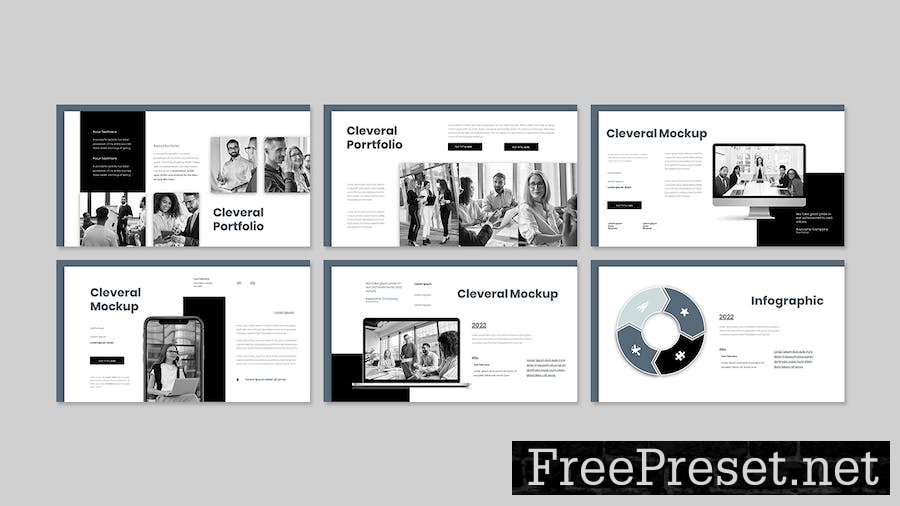 Cleveral - Business Presentation Keynote Template 6H2VYEY