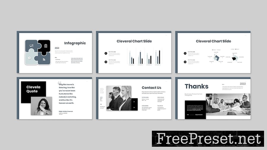 Cleveral - Business Presentation Keynote Template 6H2VYEY