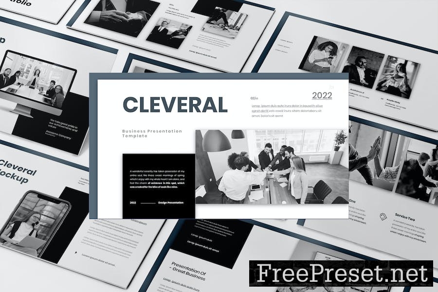 Cleveral - Business Presentation Keynote Template 6H2VYEY