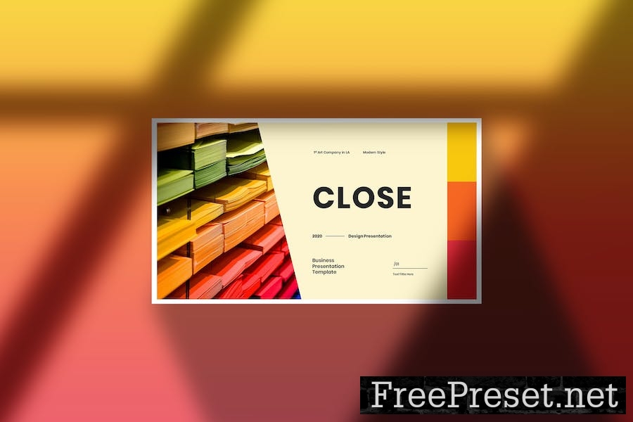 Close Business Presentation Google Slide Template 8MDG8VH