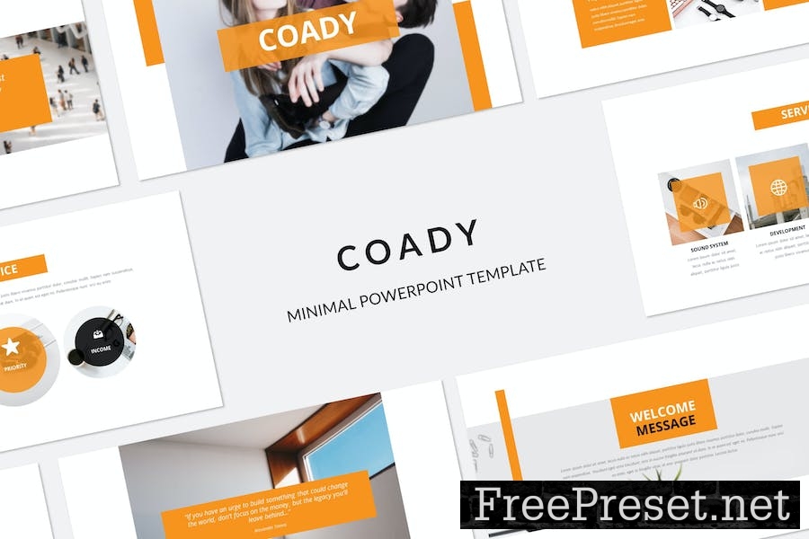 Coady Minimal Powerpoint XUFZL27