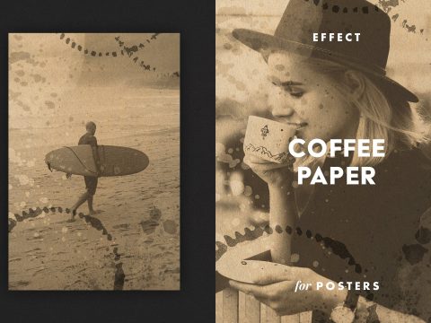 Coffee Paper Poster Effect 10893197