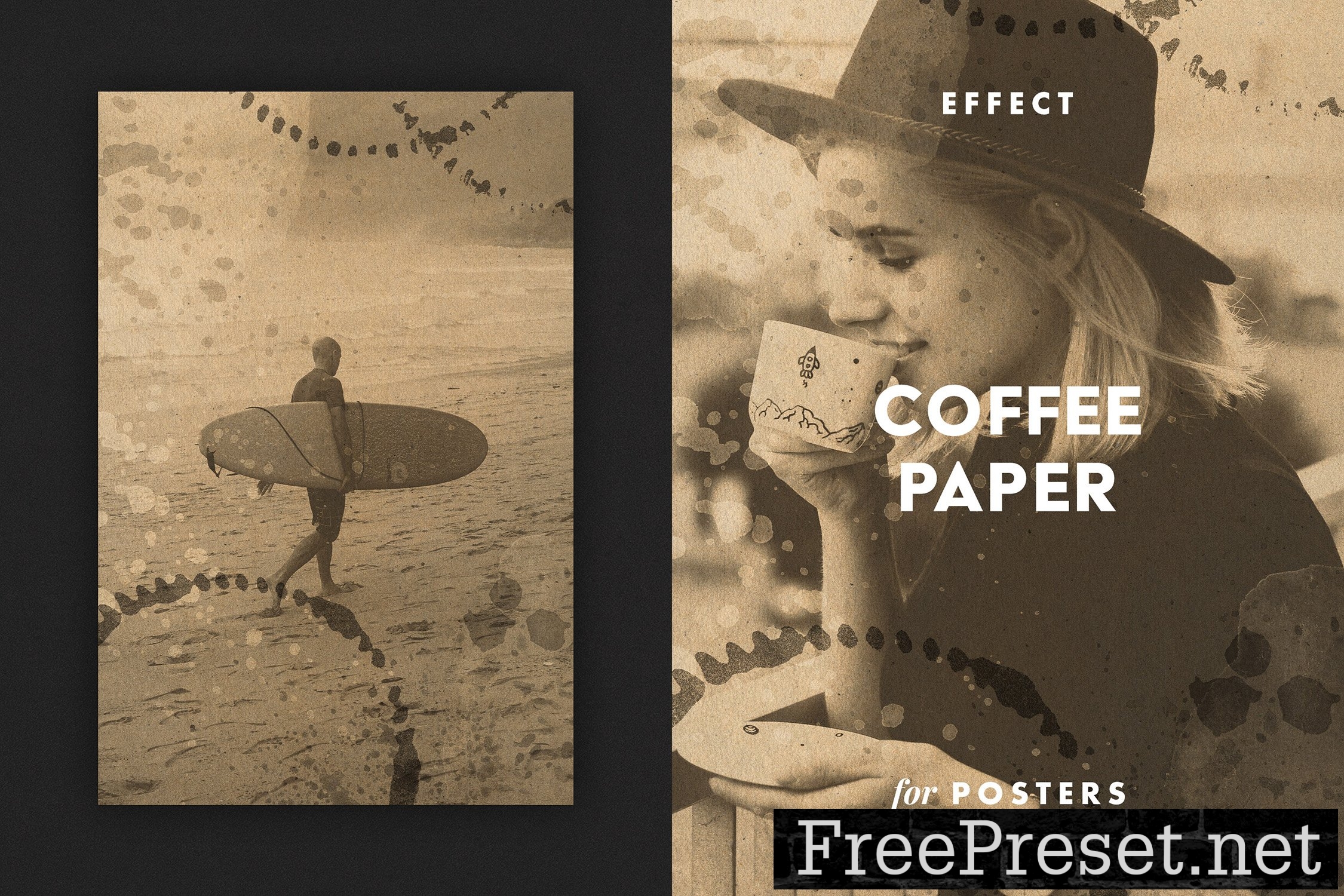Coffee Paper Poster Effect 10893197