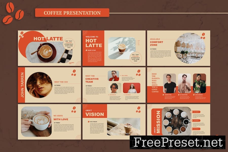 Coffee Presentation - Google Slides 7YW7AUG
