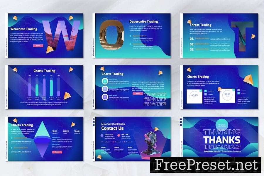 Coines - Cryptocurrency Powerpoint Templates 7NCFL53